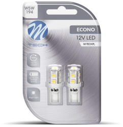 m-tech LB018W T10 Led Izzó, Fehér, 12V W5W (72LB018W)