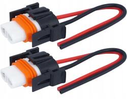 Carmotion Izzó foglalat H8/H11, egyenes, kerámia, 15 cm kábel, 2 db