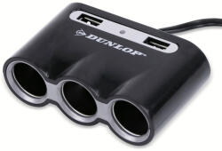 Dunlop 3-as szivargyújtó elsoztó - 12-24V (33049304)