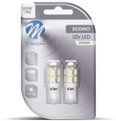 m-tech LB058W T10 Led Izzó, Fehér, 12V W5W (72LB058W)