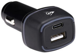 Dunlop Szivargyújtós Töltő 1xUsb/Usb-C, 12/24V (33242170)