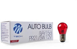 m-tech Izzó 12v 21/5w Piros Bay15d Db (72z16)