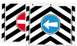 Lampa TGK Sárvédő, Fekete PVC, Jelzéssel, 35x30cm (0114213)