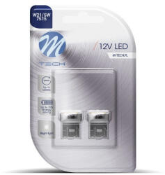 m-tech LB110W T20 Led Izzó, 12V W21/5W (72LB110W)