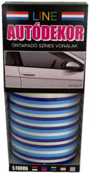 Line Öntapadós Dekorcsík 8x130cm, Sötétkék-Világoskék, 37 (30311376)