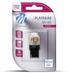 m-tech Platinum, P27W Led Izzó Canbus, W2, 5X15D (72LB830W01B)