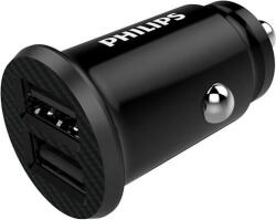 Philips autós töltő 2xusb-a 12w 12-24v (33121126)