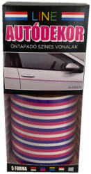Line Öntapadós Dekorcsík 8x130cm, Lila-Rózsaszín, 36 (30311369)
