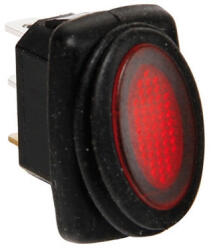 Lampa Kapcsoló ledes, Piros (0145535)