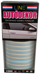Line Öntapadós Dekorcsík 8x130cm, Babakék-Világos Szürke, 28 (30311284)