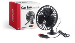 AMiO Ventilátor 14cm, tapadókorongos, 12V (0502235)