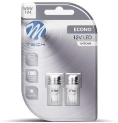 m-tech LB015W T10 Led Izzó, Fehér, 12V W5W (72LB015W)