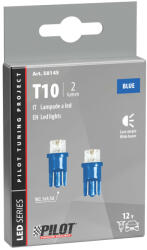 LAMPA Izzó Lampa 12 V T10 2db Kék Le (0158145)