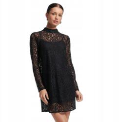 Superdry Fekete Ruha Csipkés Mini (38) (W8011160A 02A)