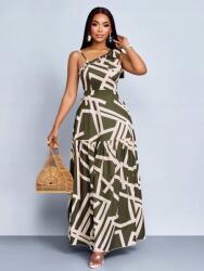 Shein Zöld Ruha Maxi Mintás (XL) (611052)