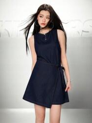 Shein Sötétkék Aszimmetrikus Ruha (L) (611497)