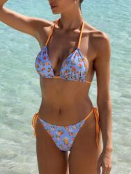 Shein Kék Fürdő Bikini Mintás (L) (610288)