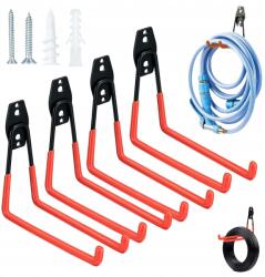 Bestselection Műhelyfogantyúk Garázshoz Kerti Szerszámrendező Kefék (Wieszak Ścienny Hak Uchwyt Elektronarzędzia)