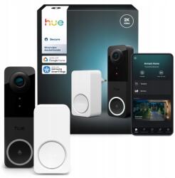 Philips Hue Video kaputelefon csengő Ip kamera 2K WiFi Doorbell Chime Secure Philips Hue (929003816503)
