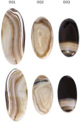  Cabochon Agata Sardonix Oval - Picatura - Dreptunghi - Neregulata - 20-59 x 14-31 x 4-9 mm - Accent vizual distinct pentru bijuterii -1 Buc