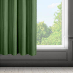  Rita egyszínű dekor függöny Sötétzöld 140x175 cm (432086)