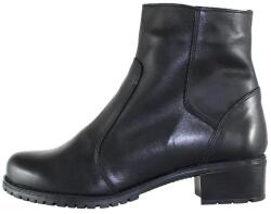 Nicolis Ghete dama, negru, casual, piele naturala, imblanite, cu toc, Nicolis 146640-Negru (Marime: 38) (146640-Negru-38)