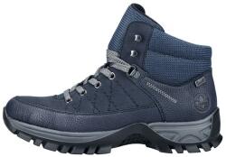 RIEKER Ghete dama, albastru inchis, sport, piele ecologica, impermeabile, cu talpa joasa, Rieker M9830-15-Albastru-Inchis (Marime: 38) (M9830-15-Albastru-Inchis-38)