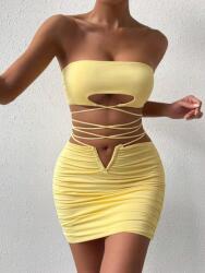 Shein Sárga Kétrészes Szett (M) (610780)