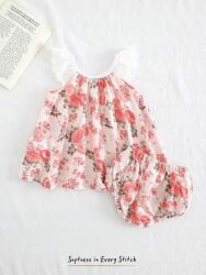  Cozy Pixies Rózsaszín Mintás Szett (12-18M) (611440)