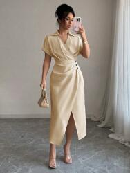 Shein Bézs Ruha MIDI Gallérral (xs) (611807)