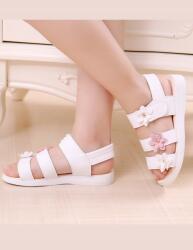 Shein Fehér Tépőzáras Virágos Szandál (29) (612260)