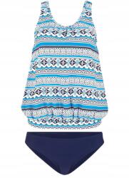Bonprix Mintás Kétrészes TANKINI, Size 48, többszínű