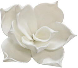  Gyönyörű fehér színű dekor habvirág - 20 cm