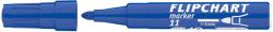 ICO Flipchart marker vízbázisú 3mm, kerek Artip 11 kék - papirx