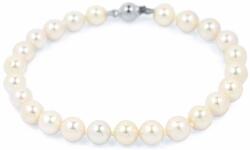 White & Black Sósvízi tenyésztett gyöngy karkötő fehérarany zárral - akoya 6, 5-7mm - A (GY1165f)