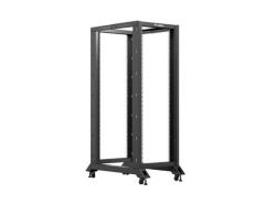 Lanberg 19" 32U 600x1000 szabadon álló rack keret, fekete (OR01-6032-B) - 3bnetwork