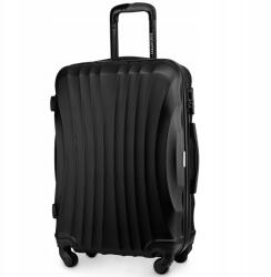 Zagatto Közepes méretű gurulós utazó bőrönd Ryanair kemény bőrönd 2 Színben Zagatto (ZG505 ABS B Black)