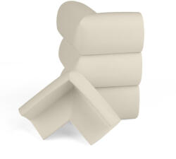 WALTECO Sarokvédő 55x55x35mm öntapadós bézs 4 db (WT-40316)