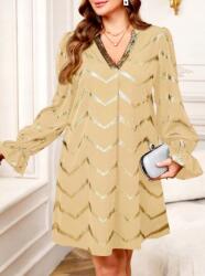 Emery Rose Díszített Hosszú Ujjú Ruha (1XL) (598228)