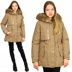 Youandbaby Parka Téli Melegítő Kabát Kapucnis Meleg Bézs 12L