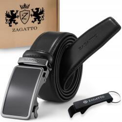 Zagatto Férfi Öv Fekete automata Széles természetes bőr Zagatto (ZG1049-130)