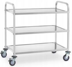 Royal Catering Pincérkocsi 3 polc statikus teherbírás 500kg Royal Catering RCSW-6.2 (RCSW-6.2)