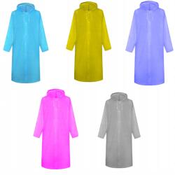  Hosszú Esőkabát Kapucnis Köpeny 65 x 115cm Több Színben (raincoat eva DŁUGI GRUBY PŁASZCZ DESZCZOWY)