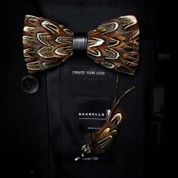  Csokornyakkendő csokornyakkendő kitűző Természetes Tollak Ajándék (M1)