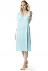 Wepa Beatriz női térd alá érő hálóing, menta, 50 (4112)