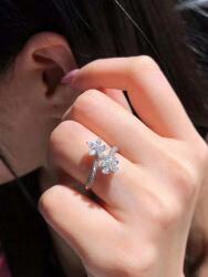 Shein Ezüst Díszített Gyűrű (611401)