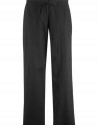 Bonprix Fekete Egyenes Szárú Lenvászon Nadrág __44