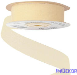  Organza szalag 20mm x 20m - Ekrü