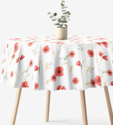 Goldea kör alakú teflonos terítő - pipacsok Ø 120 cm