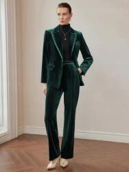 Shein Zöld Velúr Blézer Gomb (xs) (587514)